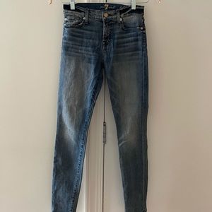 Skinny 7 For All Mankind jeans.